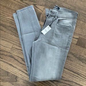 NWT Express ankle high rise grey denim size 4R